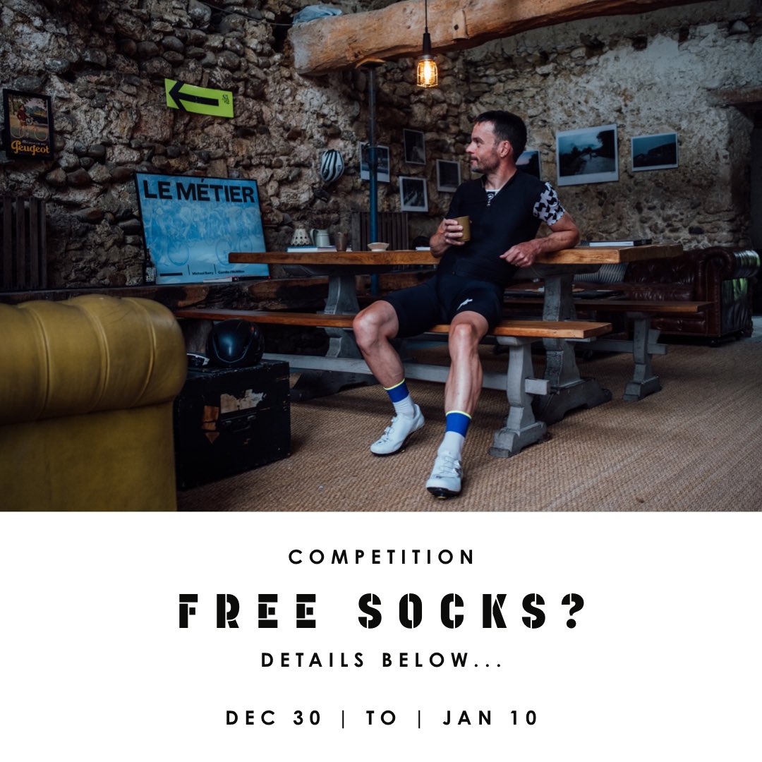 We’re giving away 36 pairs of socks, each winner gets two pairs that’s 18 winners! To enter:
- follow us ✅
- retweet ✅
- tag a friend(s) ✅
Good luck!