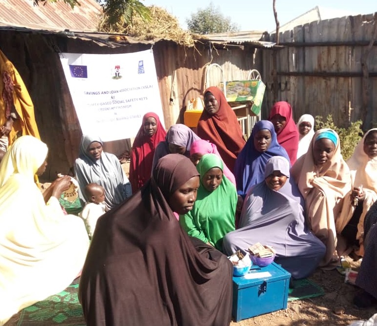 Access to Finance for the conflict-affected communities! <a href="/UNDPNigeria/">UNDP Nigeria</a> and <a href="/EUinNigeria/">EU in Nigeria 🇪🇺🇳🇬</a> support new and existing Village Saving and Loan Associations (VSLAs) in 16 communities in <a href="/BornoGovt/">Borno State Gov't</a>. The initial training was held in the conflict-affected communities in #NENigeria.