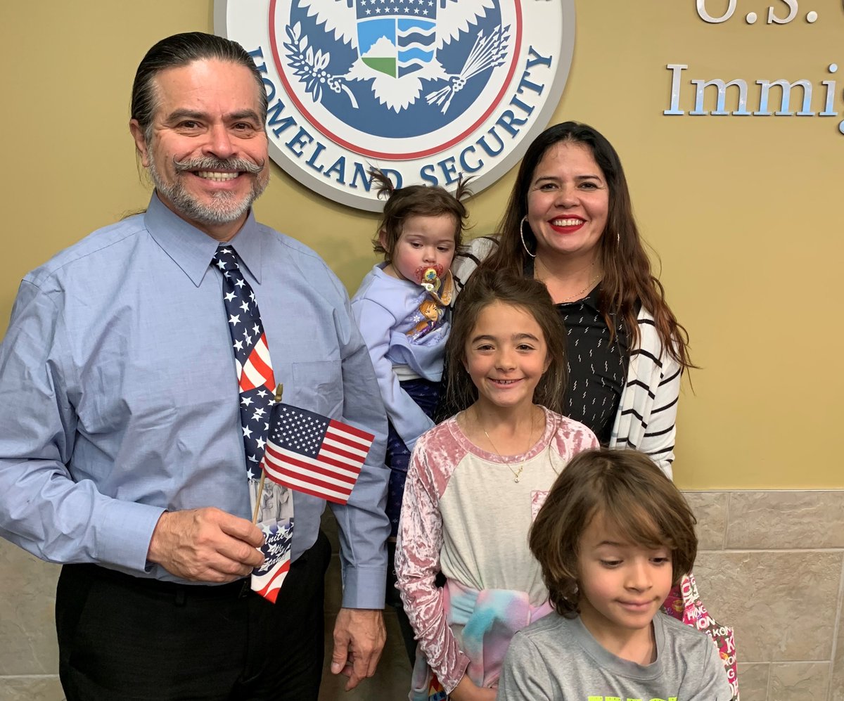 Alexander, from #Colombia, became a #NewUSCitizen in #Denver <a href="/USCIS/">USCIS</a>. His #NewYearResolution is to educate himself about politics now that he can vote.