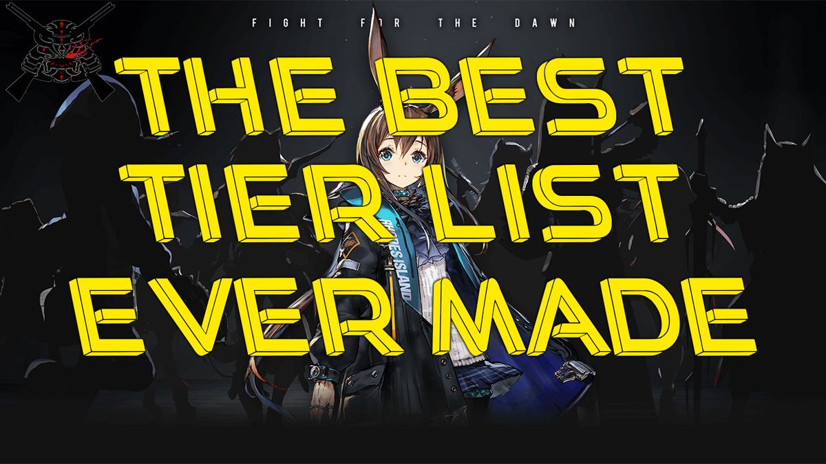 _ShotgunShogun's tweet photo. With this link you will never need another Tier list for Arknights Every 2, 3, and 4* operator is covered in this massive definitive tier list made for the ages
https://t.co/3UoRf9AWrR
#arknights #arknightsglobal #tierlist #thebest #evermade #ak https://t.co/Nm2EBYBCPa
