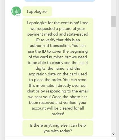 rayrayssi's tweet photo. @bitesquad your lack of #infosec is appalling. Asking for #PII and #PCI data in an unencrypted email is unacceptable. #badsecurity #retweet #bitequad #security #cybersecurity #badcustomerservice #insecure #dontusethem #unencrypted #notsecure #probbehacked https://t.co/hUKYoR70xm