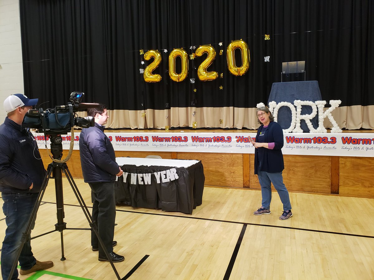 Thank you to <a href="/BrendanRKinney/">Brendan Kinney</a> for stopping by today for a #NewYearsEve preview for <a href="/CBS21NEWS/">CBS 21 News</a>. 
Tune in tonight for details. 
#NYEyork #iloveyorkcity #yorkpa