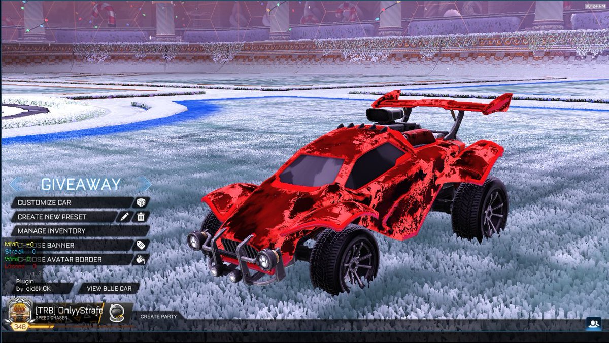 Giving away my Fire God black market decal and crimson octane for the holidays!

Follow and RT to enter!

Winner announced during on January 5th, 2020