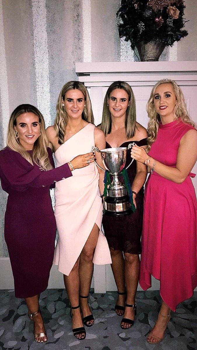 michelle_heslin's tweet photo. Celebrating the 🏆🏆🏆 in a row @SLeitrim. Massive thank you to @Shelz1218 and her dad Michael for traveling up. 💚💙 https://t.co/qMtGxSesMt