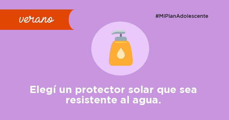 #Verano ⛱ Elegí un protector solar resistente al agua 💧
Reforzá la protección y volvé a aplicarlo después de bañarte. 
Cuidá tu piel de los rayos UV 🌞