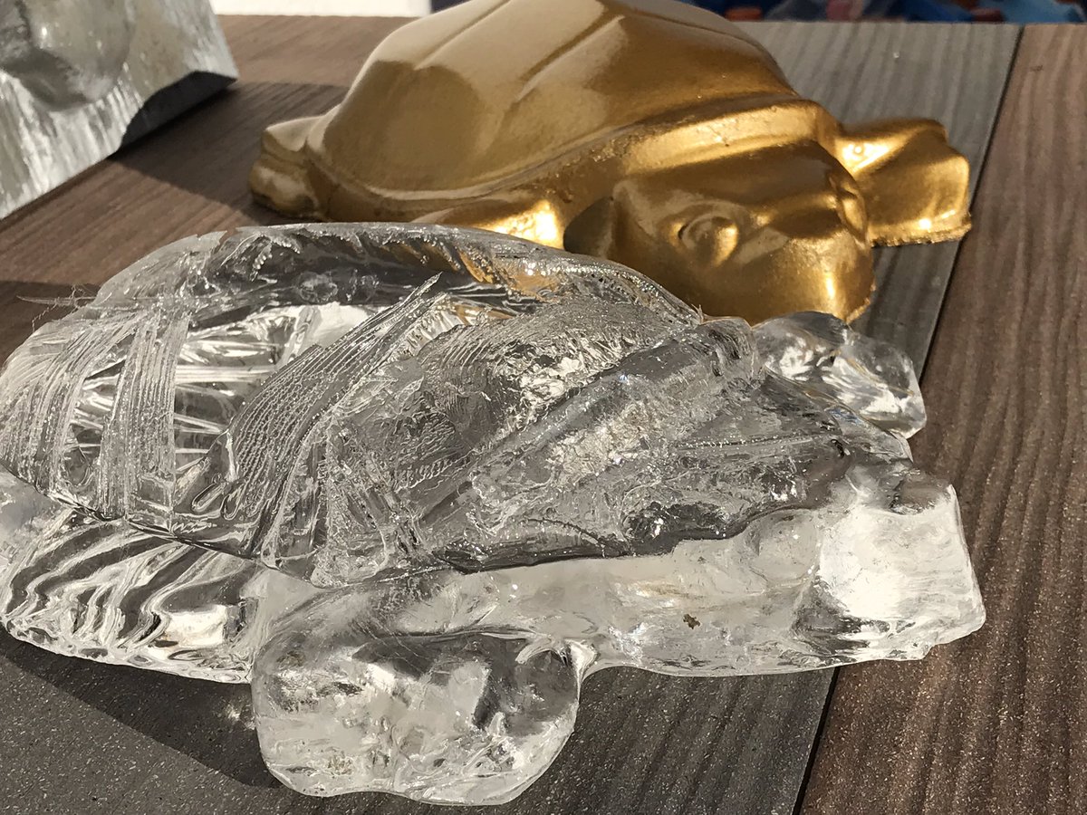 #Winterzeit endlich #Eiszeit kann man schöne #skulpturen machen 🤣