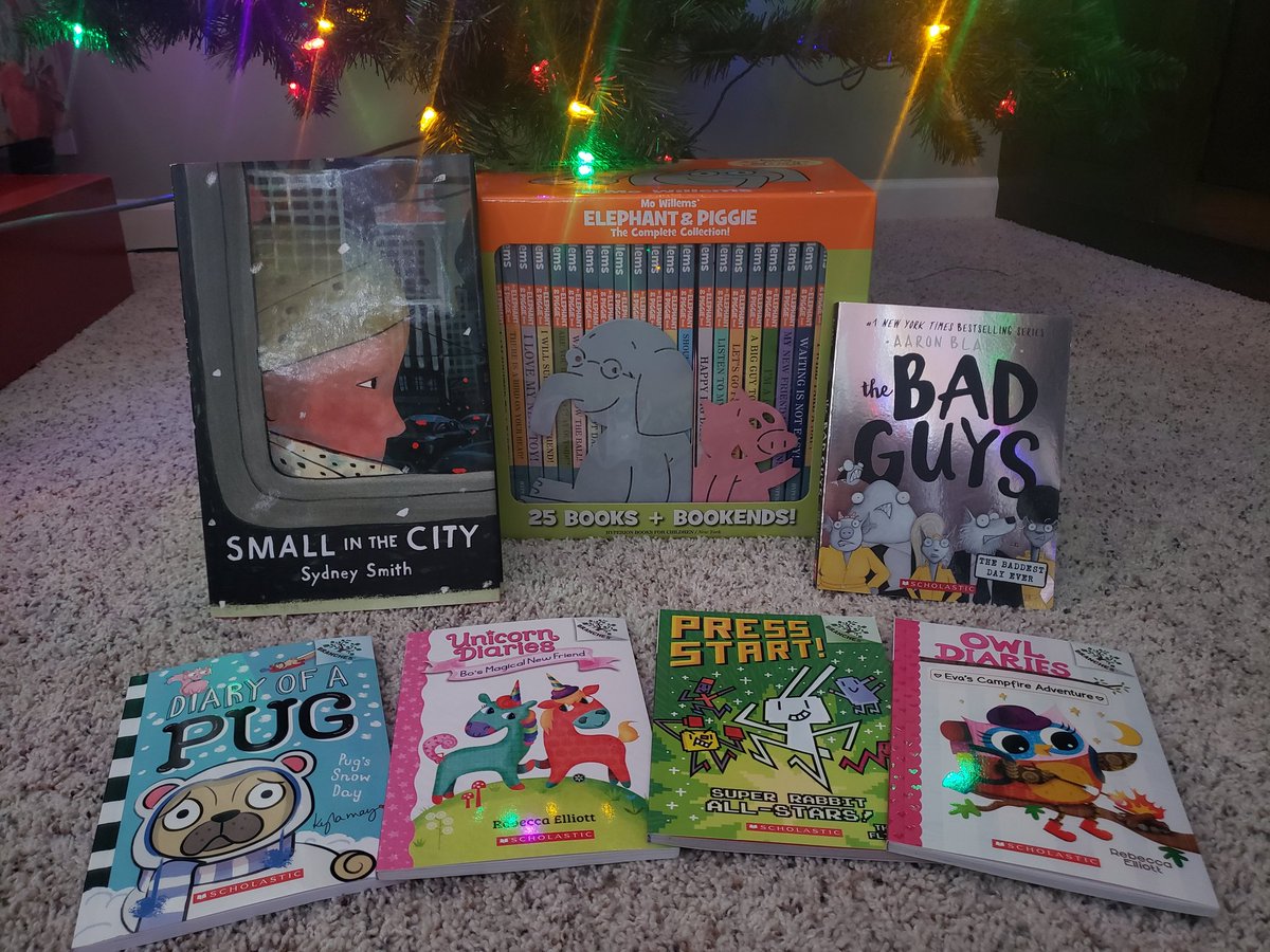 AlisonNelson25's tweet photo. New year, new books!  Can't wait to share these with my students (my own kids have already helped themselves😝)Many of these were just released 12/26! if you have a K-3 reader at home the Branches (and Acorn!) series from Scholastic are THE BEST!! @Scholastic @ScholasticClub https://t.co/zMET65oaXt