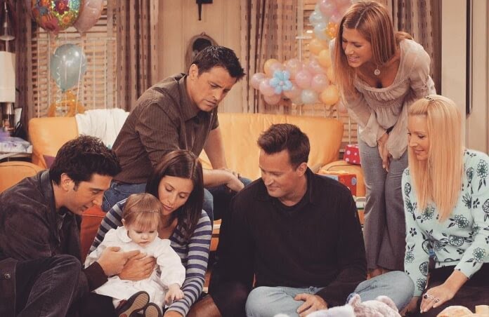 If you watch Friends episode "The One With The Cake" on December 31st at 11:48pm, you will start the year with Chandler saying "Hi Emma. It's 2020."