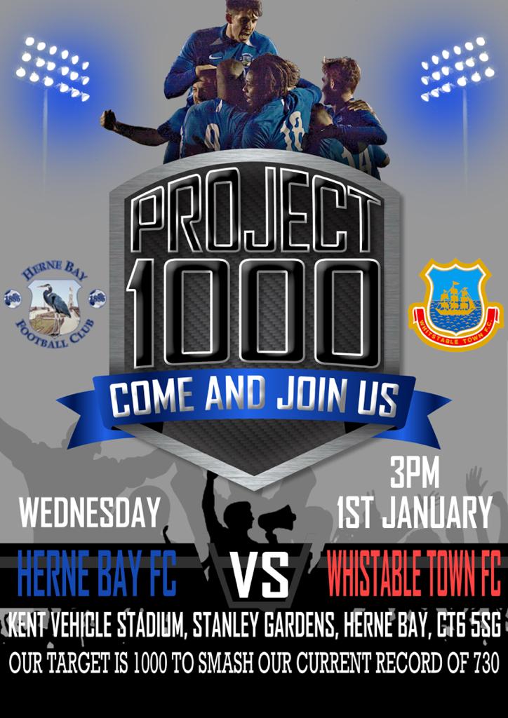 Herne Bay v. Whitstable Town in the Isthmian League is coming on New Year's Day at 3pm at the <a href="/KentVehicles/">Kent Vehicles</a> Stadium.

The match is sponsored by City Awards. 

Please RT #cotb