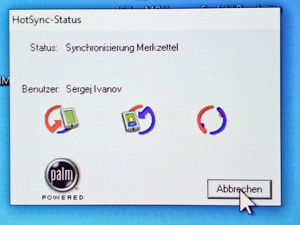 Sergej_Ivanov's tweet photo. Bin sehr stolz auf mich.
Habe das angeblich #Unmögliche geschafft: Palm Desktop #Bluetooth #Hotsync mit #Windows10 https://t.co/C9AMnxTyIy
