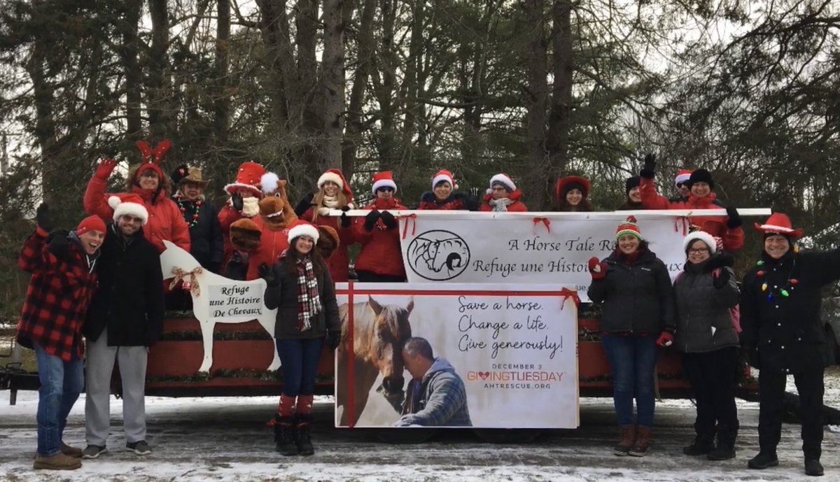 AHorseTale's tweet photo. Merci à tous pour vos dons! Thanks to everyone who contributed to our crowdfunding campaign! Donate by midnight December 31st to get a charitable tax receipt for 2019. Happy New Year from all of us at AHT! Bonne année!

https://t.co/ecbGOPo1W0

Save a Horse, Change a Life ❤️🐴 https://t.co/J041V5J917