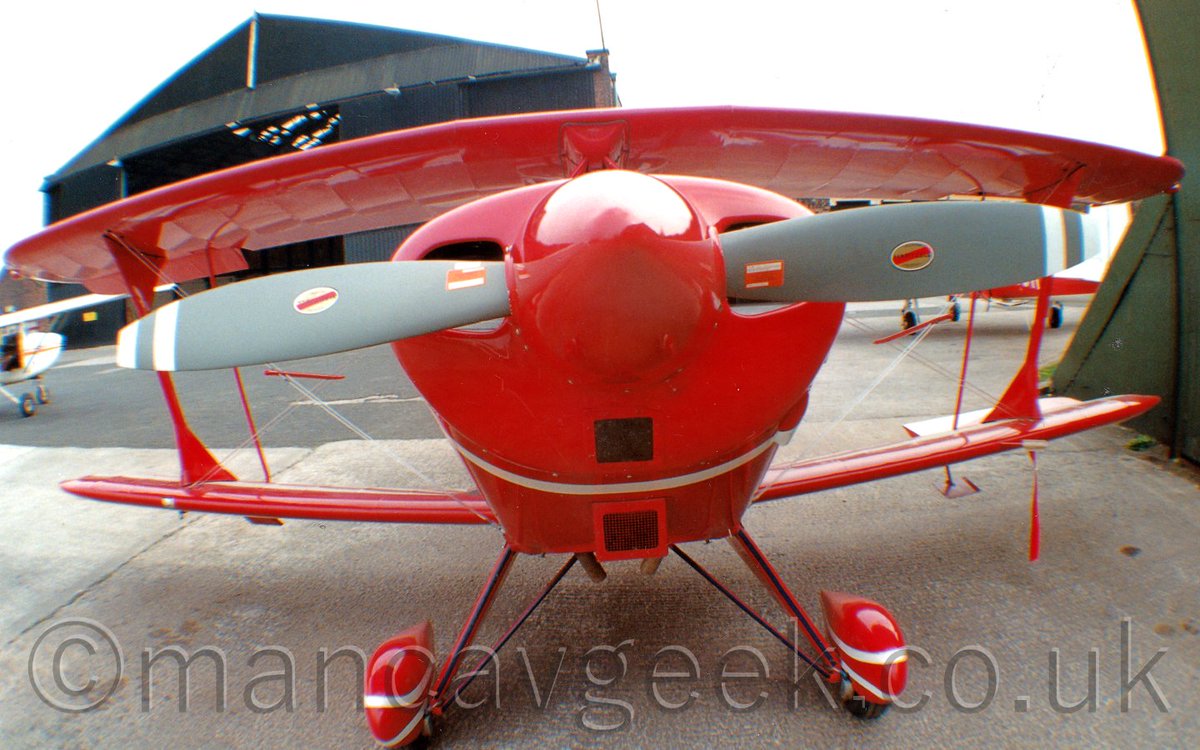 mancavgeek's tweet photo. Bonus Photo of the Day 2019-12-30.
G-PITZ, Pitts S-2A, at Manchester Barton, some time before September 1994.
#avgeek #planespotting #potd #manchesterbarton #egcb #pittsS2a https://t.co/4pwZlikVsI