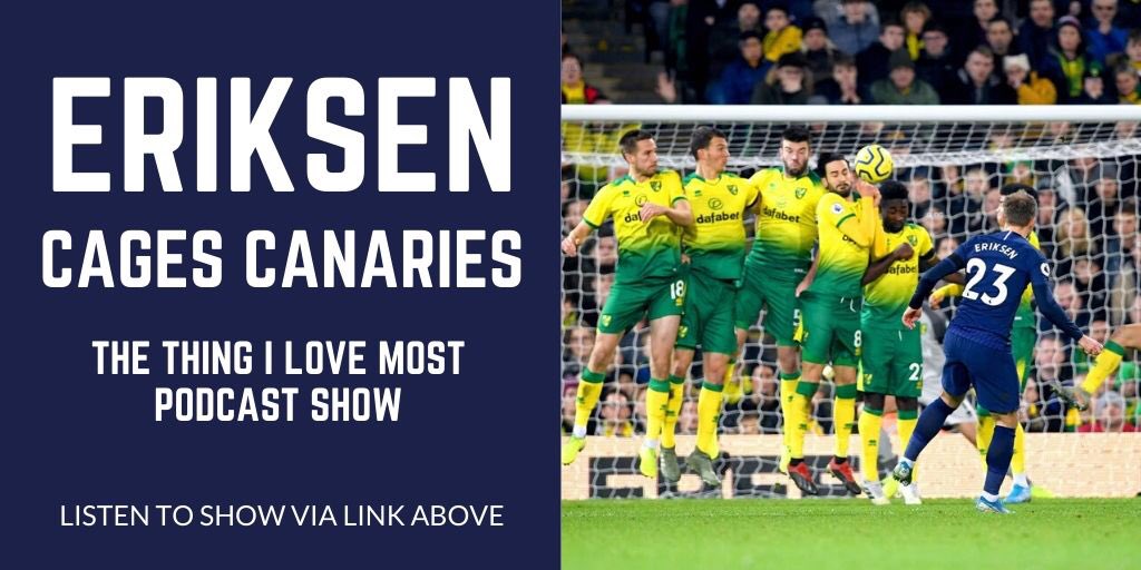 TTILMshow's tweet photo. New Podcast // Eriksen Cages Canaries // S02E14
.
https://t.co/DzF77RIlvr
.
Subscribe to Podcast via iTunes, Spotify, Google, TuneIn and Audioboom
.
.
.
.
.
#coys #thfc #spurs #yidarmy #TottenhamHotspur #totbri #nortot #soutot #eriksenfreekick #ttilmshow https://t.co/02aOP1TPTM