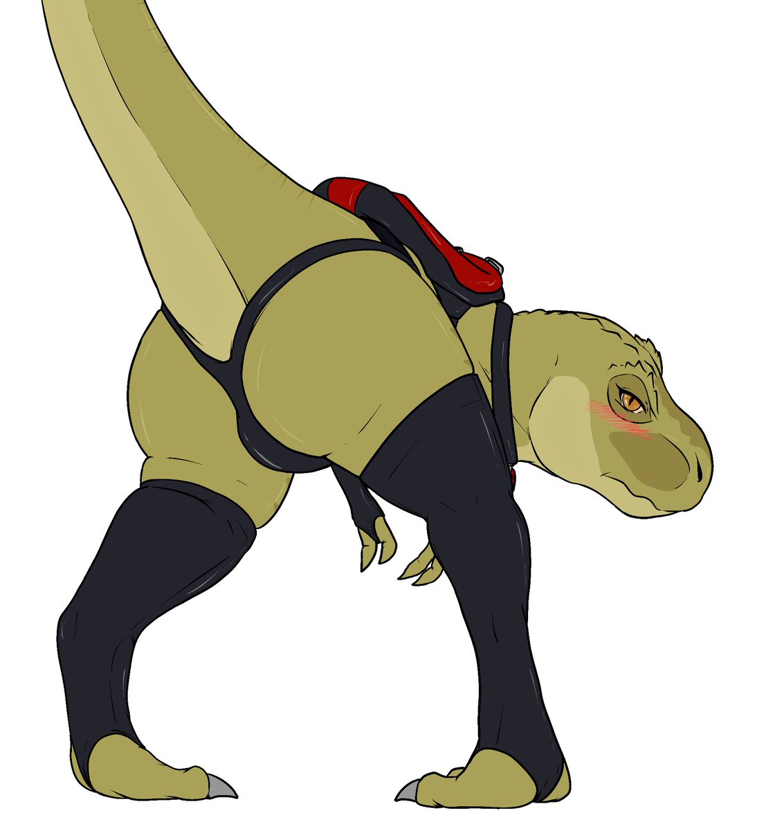 Since I found that old ARK Raptor drawing it made me want to go find the T-Rex...