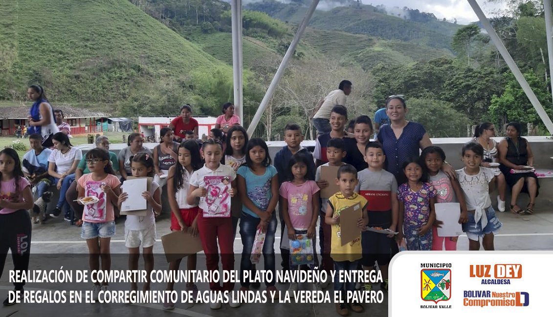 bnc2023's tweet photo. REALIZACIÓN DE COMPARTIR COMUNITARIO DEL PLATO NAVIDEÑO Y ENTREGA DE REGALOS EN EL CORREGIMIENTO DE AGUAS LINDAS Y LA VEREDA EL PAVERO

#BolivarNuestroCompromiso
https://t.co/h3YvooFrPg https://t.co/2NyPUSdVMR