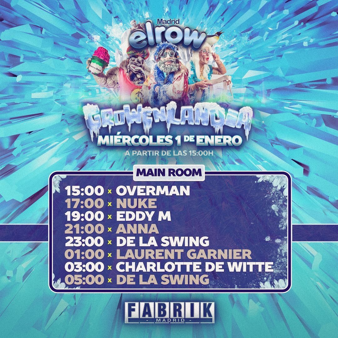 marcgruau's tweet photo. No tengo palabras para describir lo que significa compartir mi música aquí. En un evento con una  repercusión internacional enorme  cómo @elrow_  ubicado en uno de los mejores clubs de Europa @fabrikdiscoteca Vamos a empezar el 2020 a lo grande . https://t.co/GacVHuC7QV