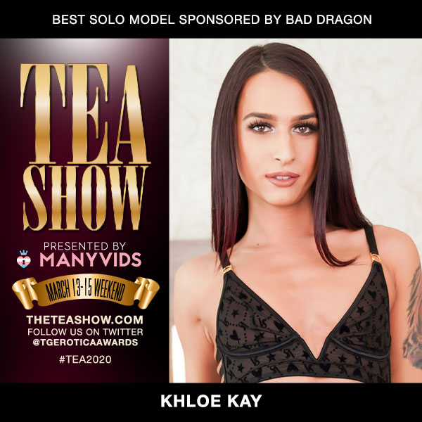 Best Solo Model Nominee sponsored by Bad Dragon : Khloe Kay @MVTransModels ...