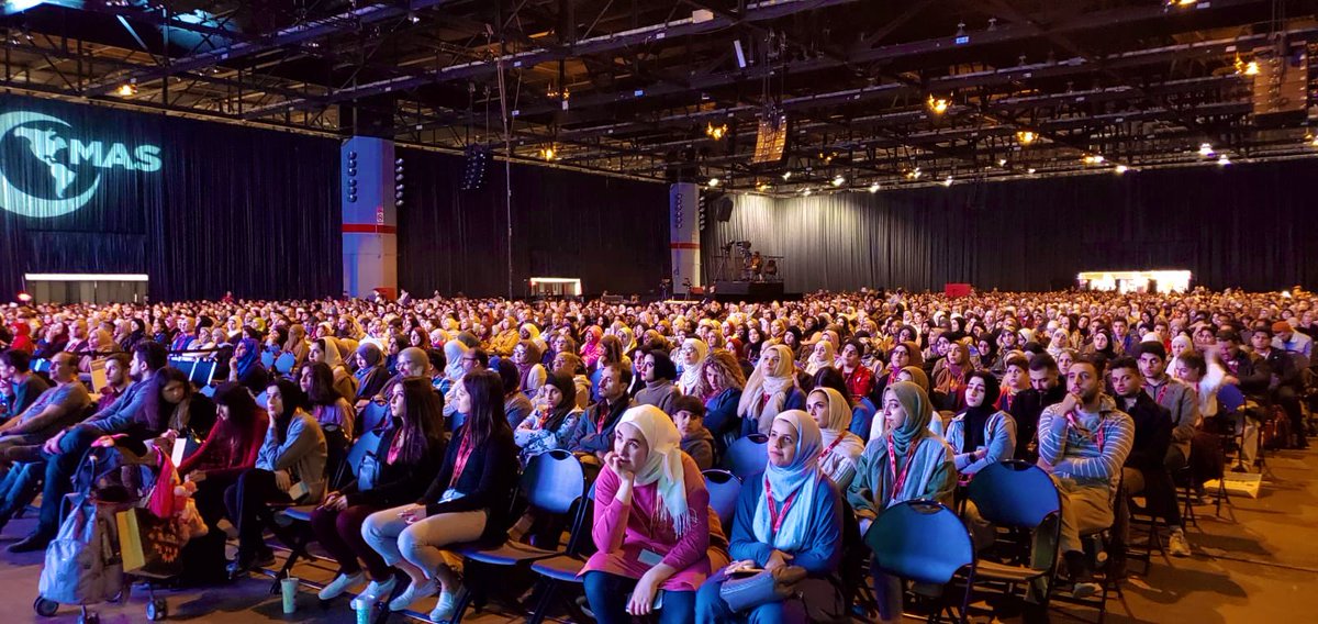 omarsuleiman's tweet photo. #MASCON2019 was such a beautiful experience with over 25,000 people attending. I enjoyed spending the last several days with you all and am especially grateful to MAS for its partnership with Yaqeen and service to the community. https://t.co/sZpl0kTis0