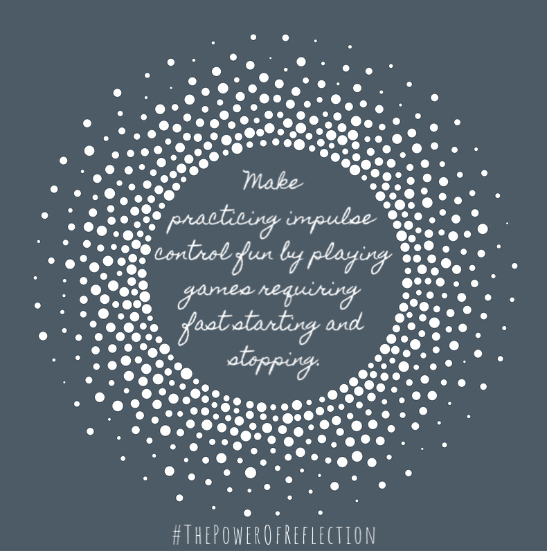 Teach impulse control. Try a freeze dance or Simon says. #SEL #teachimpulse #interactivemodeling