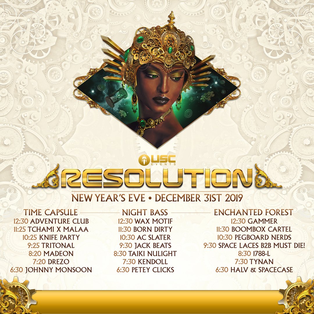 SpacelabMusic's tweet photo. Resolution NYE is tomorrow!!! Adventure Club, Knife Party, Madeon, Tchami X Malaa, Boombox Cartel, Tritonal and more! MORE: https://t.co/IuyOclXzP3

#resolutionnye #resoluionseattle #music #festival #musicfestival #nye #nye2019 #nyefestival #seattle https://t.co/xH6l0JADUF