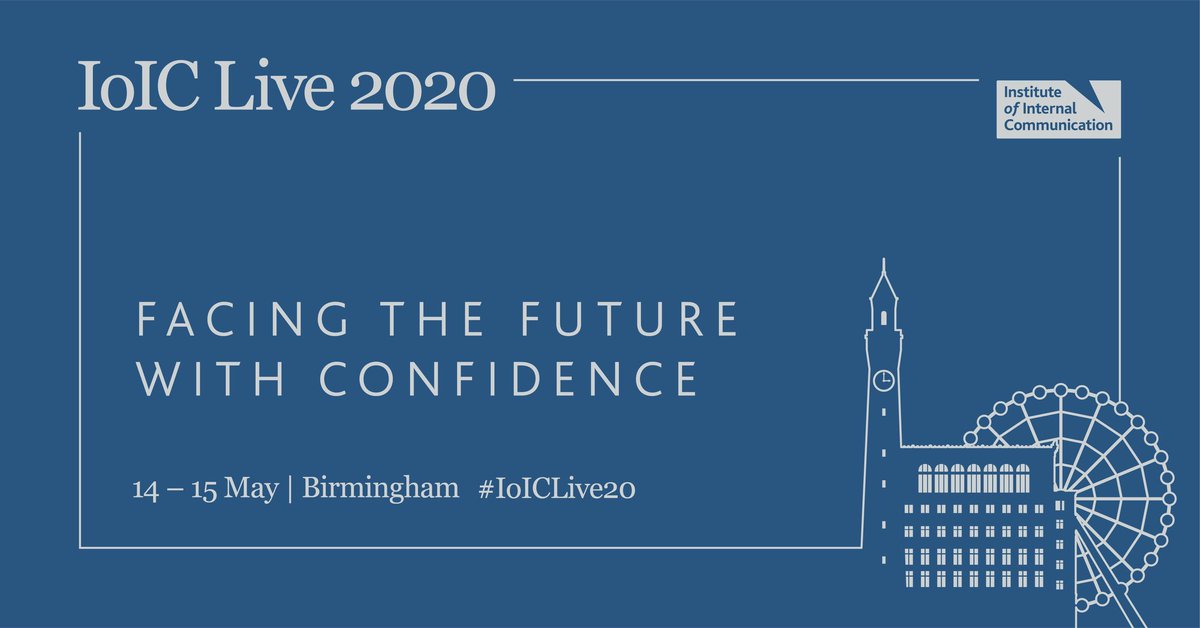 MelanieFIIC's tweet photo. Dates to avoid 👇🏼when planning your #CommsHero event in May. @IoICNews #IoICLive2020 is being held in Birmingham https://t.co/bS1vefyQUc