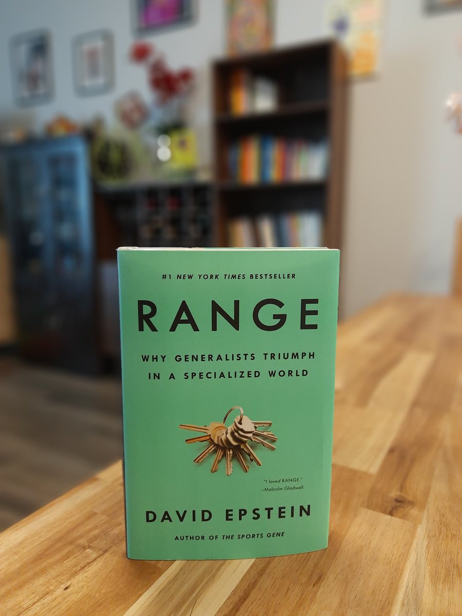 arvindayyala's tweet photo. This has been a phenomenal read to top off my #2019 year end break. 

@DavidEpstein thank you for this read. 
Informed my reflection on numerous "range" of EXP last 10 years of career and thinking through what the next 10 could be in venture. 
#Focus #range #breadth #translate https://t.co/gJJuTLACmz