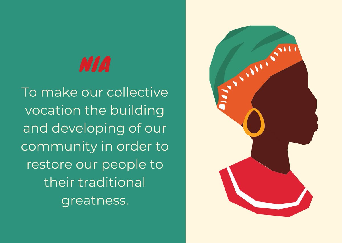 itsPOClive's tweet image. #Kwanzaa Day 5 | Nia 

Nia is all about advancing ourselves and our community. As we go into 2020, support those around you! Remember that small business owned by a friend or relative could be the next @Amazon. #RealTalk

📢: #POCaccess #IsitLive #KwanzaaPrinciples