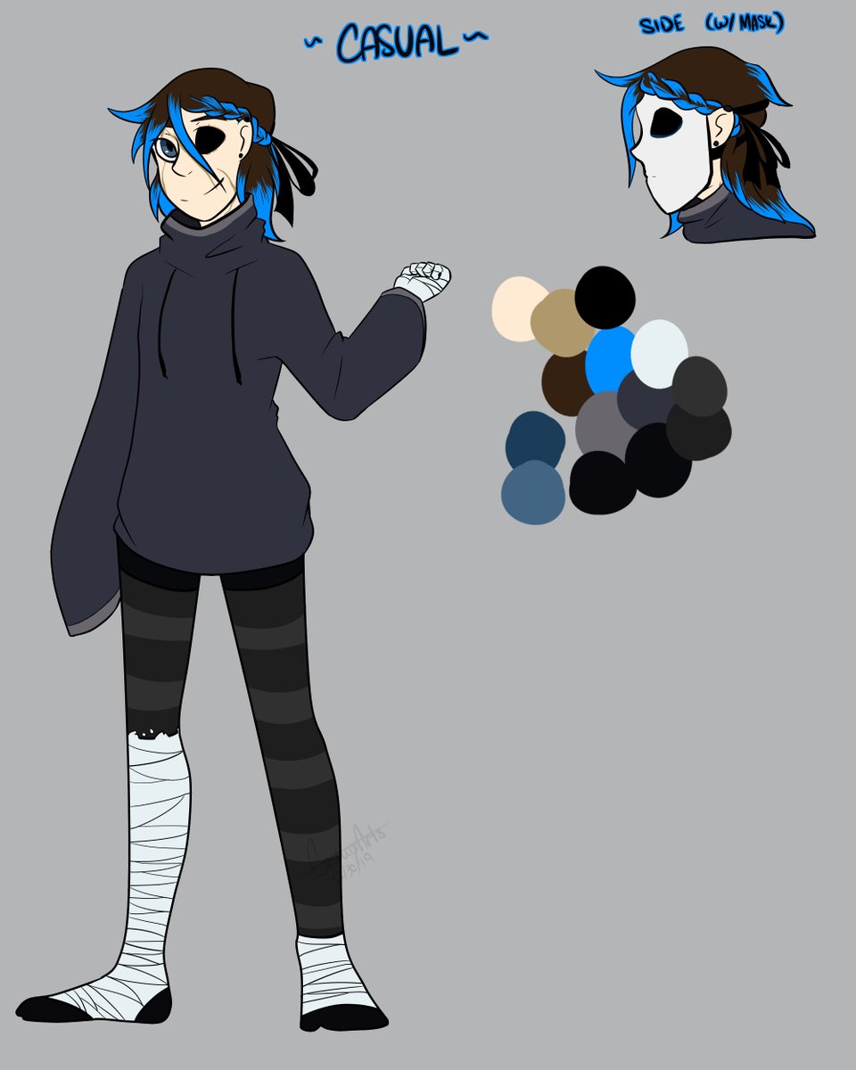 TheMuse15's tweet photo. 🎵I finally got it done! Here is the new Muse reference sheet. Including her mission outfit and her casual outfit. Including her guitar as well. (The last picture I'm sure some of you can guess what that refers to..) #digitalart #referencesheet #Muse #ref #art #palette https://t.co/dJ7tJMpmJ5