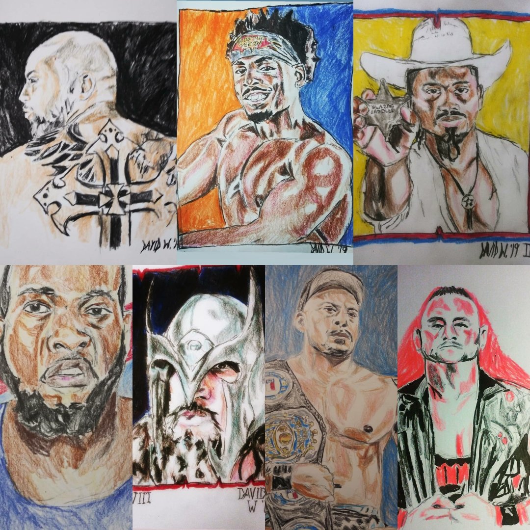 Congratulations to the newly won and current champions at #BattlecadeXX last Saturday. Just wanted to thank @cwfmidatlantic for supporting you and watching your promotion the past 3 years and sharing my artwork on your social media. You will always be known
 #CWFStronger .🙏
