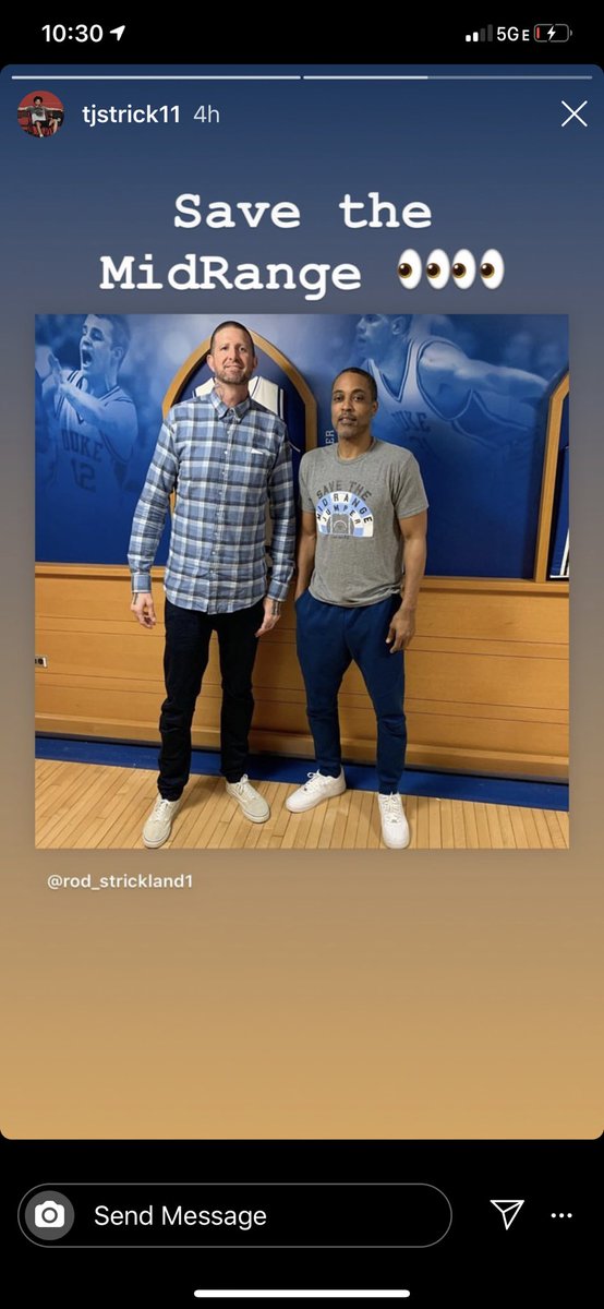 rod_strickland's tweet photo. Good week of Basketball in Raleigh @JohnWallHoliday @DukeMBB https://t.co/CBA8UgRkag