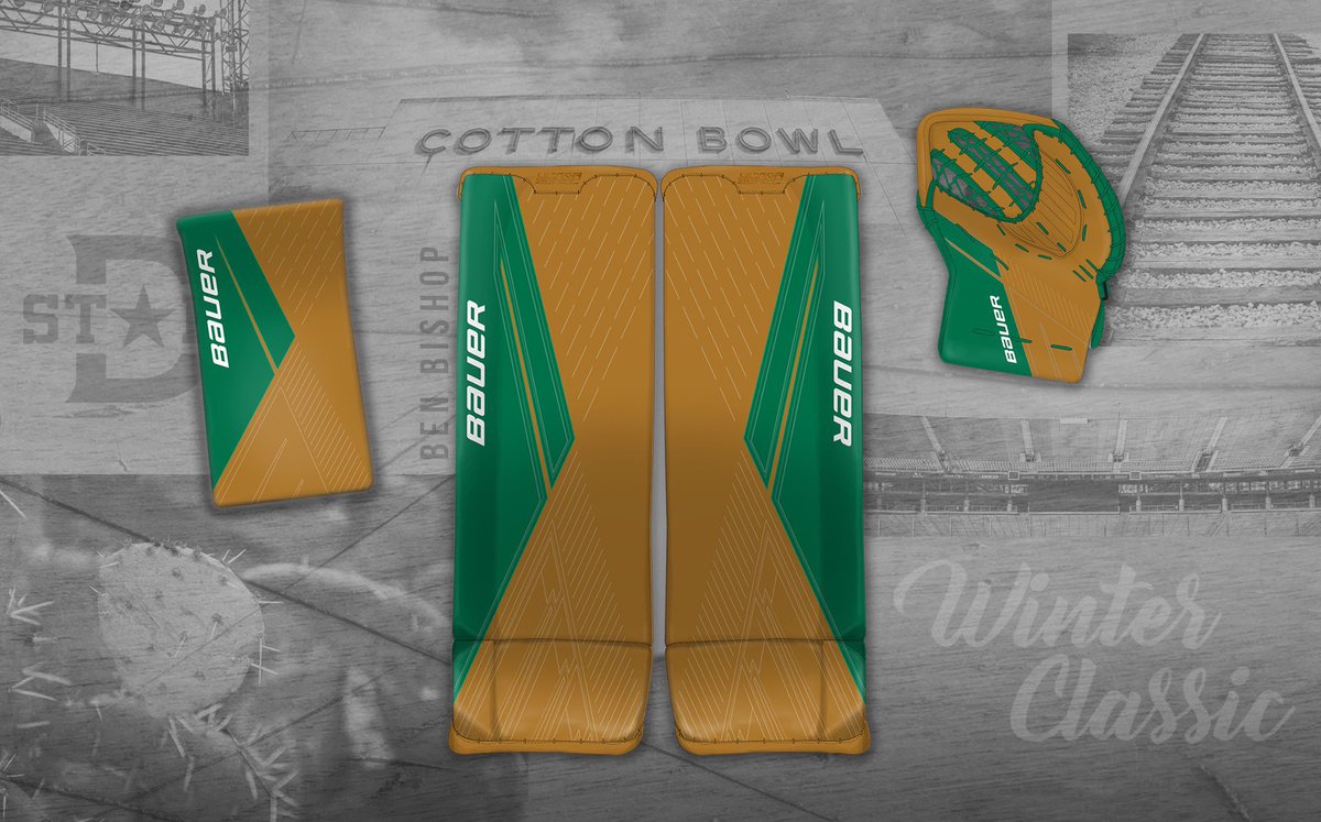 BauerHockey's tweet photo. Classic game. Classic stadium. Classic gear.

Ben Bishop is throwing it back with this custom set for the #WinterClassic. https://t.co/OZNwa5E0r0