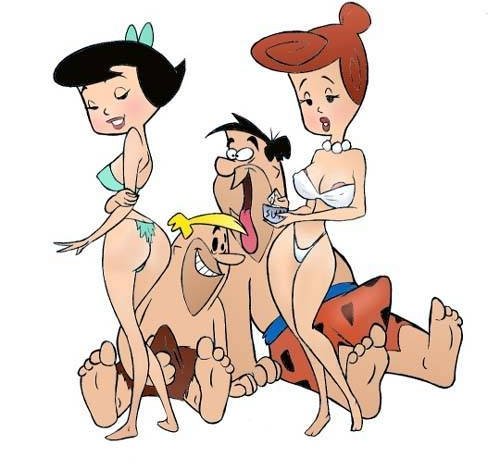 14. The Flintstones were definitely swingers. 