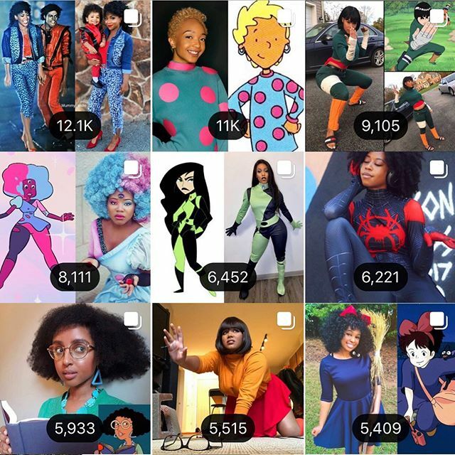 BlkWmInCostume's tweet photo. Top 9 Posts! ( @irenekuroi @carmenbolena @jadedagem @sydsweetbeat @mummy_anite @shellanin_ @sailoryoshee @miskeenc0re @aoisenko @sydsugoi.cosplay @j_dubbbb96) #blackwomenincostume #blackcosplay #blackcosplayer #recesscosplay #90scartoons #kidscostumes #narutocosplay #cosplay… https://t.co/nkzimbzuKN