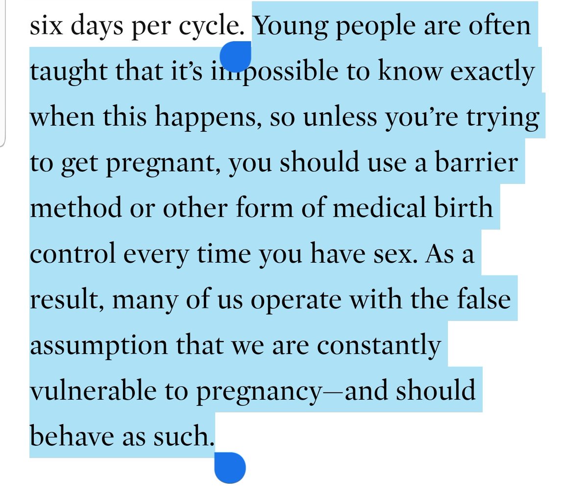 FrMatthewLC's tweet photo. If we teach fertility awareness to teens, we empower them. (from the article) https://t.co/xWDAGhP1R7