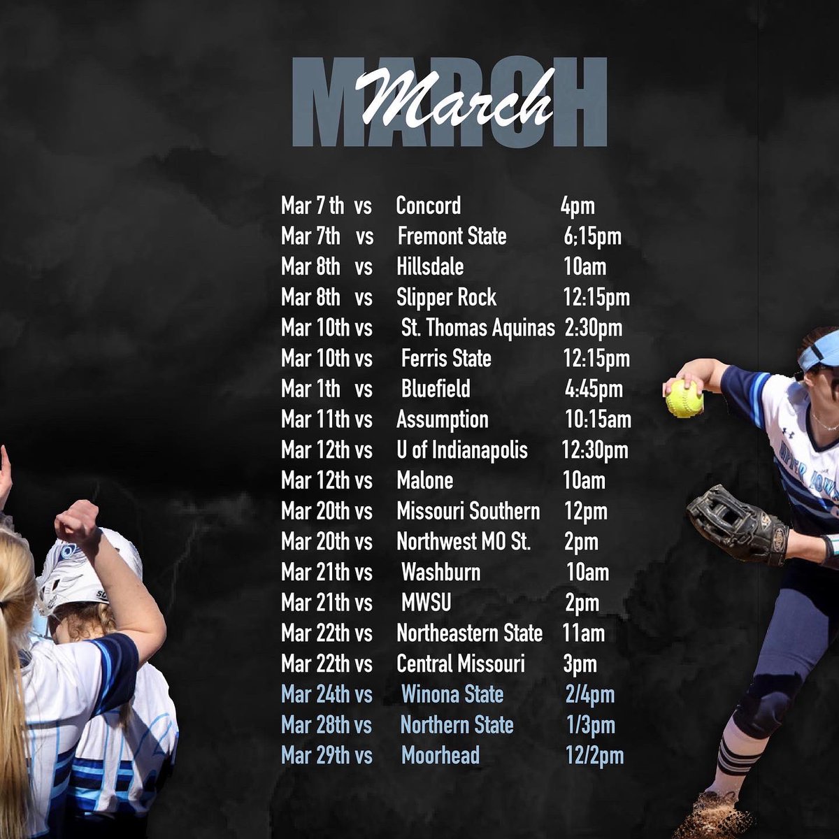 UIU_Softball's tweet photo. As 2019 comes to an end, we can’t help but get excited about what 2020 will bring! Check out our full 2020 schedule!! 🗓🥎🦚

 #OurFault #BreakingGround #FeathersUp #NSICsb https://t.co/TAAKxn2ooN