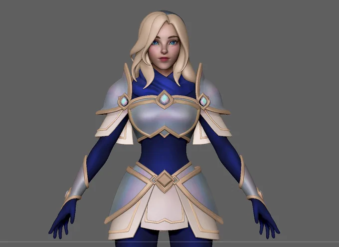 Lux Crownsguard ✨ I wanted to make an in-game fanart model this time so she is a bit more Demacian ?⚔️

Happy New Years everyone!

#LeagueOfLegends #League_of_Legends #ArtofLegends 