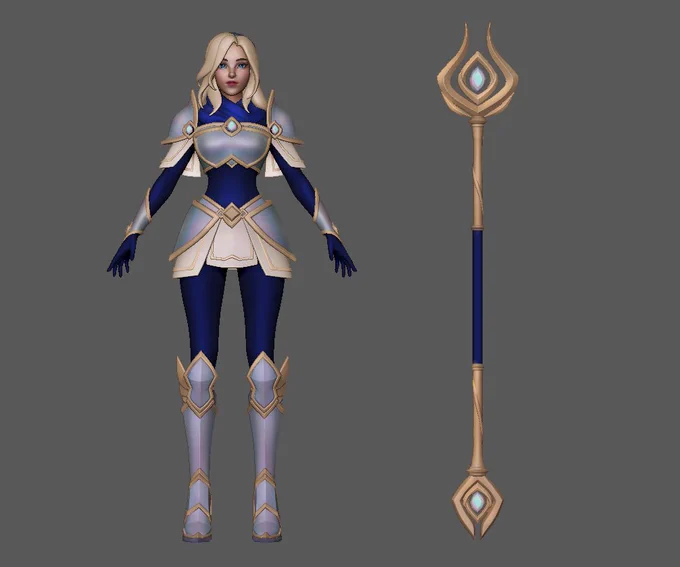 Lux Crownsguard ✨ I wanted to make an in-game fanart model this time so she is a bit more Demacian ?⚔️

Happy New Years everyone!

#LeagueOfLegends #League_of_Legends #ArtofLegends 