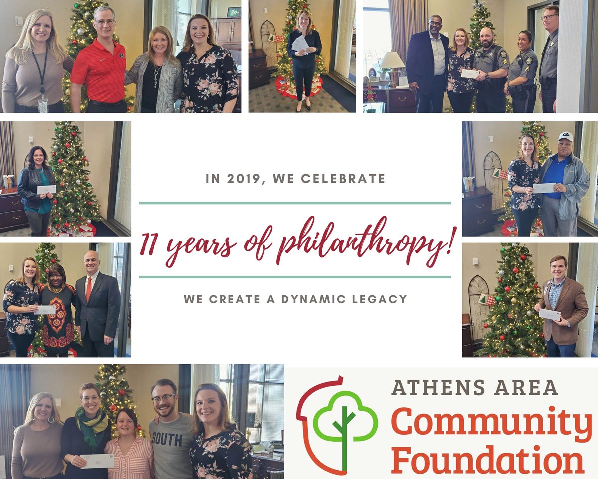 AthensAreaCF's tweet photo. Today was a big day. We invited a few of our region's exceptional nonprofits to accept yearend, donor advised grants. In 11 years at the @AthensAreaCF we have granted $7.2+MM! we are #bettertogether mobilizing #localphilanthropyinaction and working to #createadynamiclegacy https://t.co/Gk877lheSX
