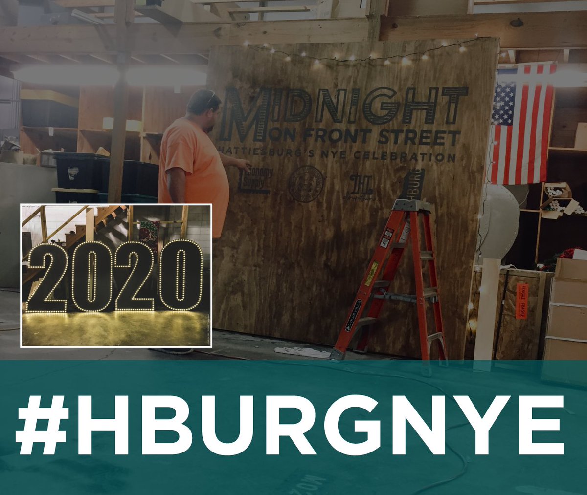If you didn't take a 📷, it didn't happen - right?

No worries. We've got you.

At Midnight on Front Street, our NYE Celebration, we will have three sets of lifesize 2020s near the drop zone and a photo wall JUST for you to take your best New Year's Eve photos.

#HBURGNYE