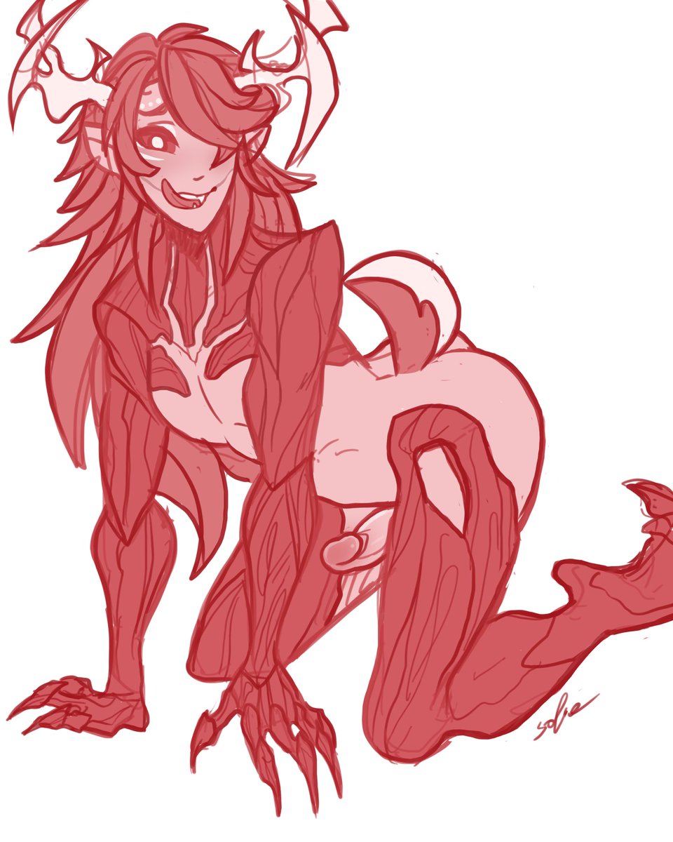 I maked my nsfw of my Leshy or wendigo so sexy up :3 Character and Design ©...