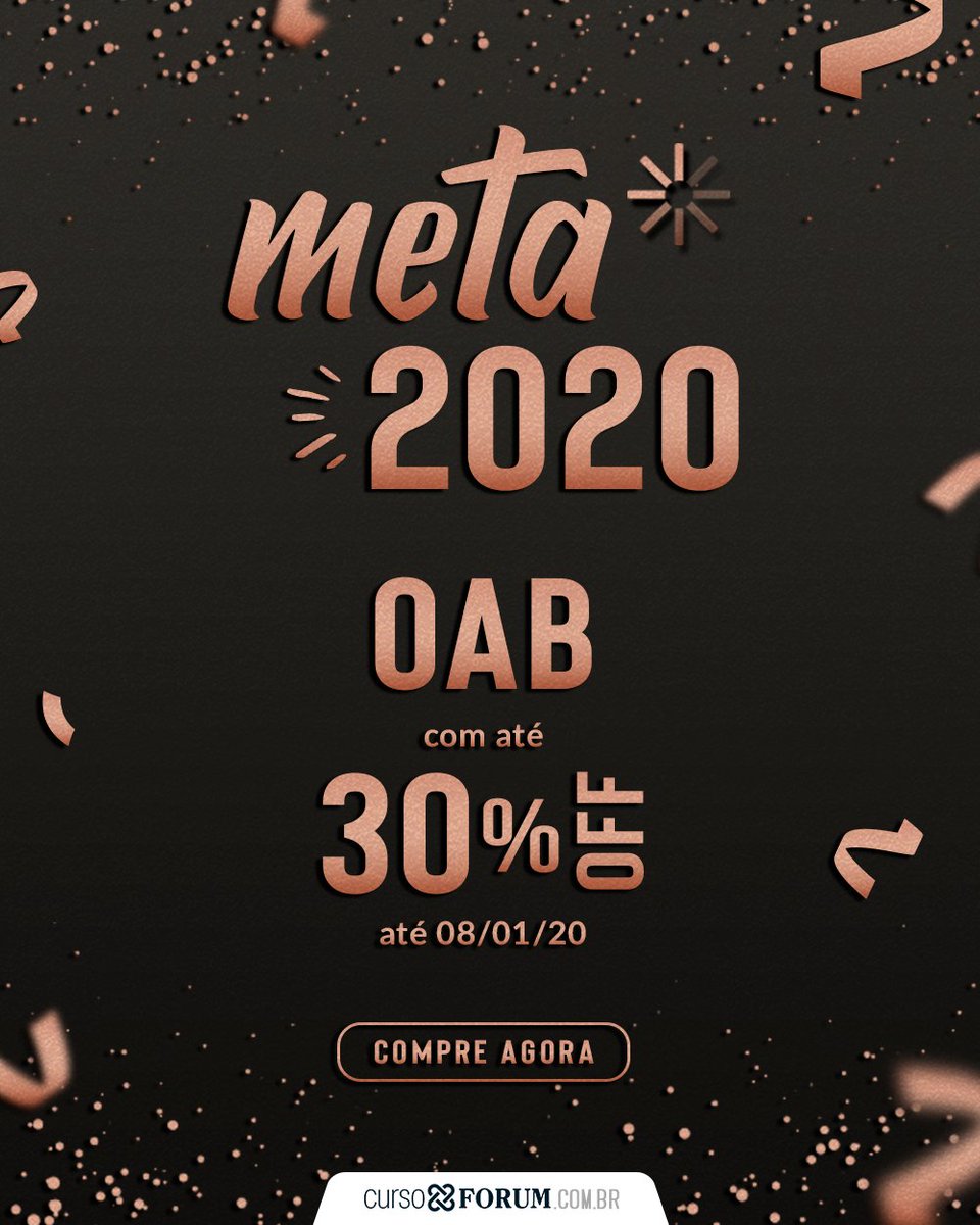 CursoForum's tweet photo. QUAIS SÃO AS SUAS METAS PARA 2020? ✨
⠀
Queremos te ajudar a conquista-las!!
Comece agora as suas realizações de ano-novo. 🌟
Vem se preparar com a gente. Arrasta para o lado para conferir os descontos! 🙀 https://t.co/QNTzBc7RXo