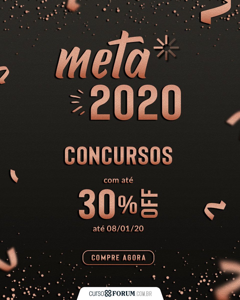 CursoForum's tweet photo. QUAIS SÃO AS SUAS METAS PARA 2020? ✨
⠀
Queremos te ajudar a conquista-las!!
Comece agora as suas realizações de ano-novo. 🌟
Vem se preparar com a gente. Arrasta para o lado para conferir os descontos! 🙀 https://t.co/QNTzBc7RXo