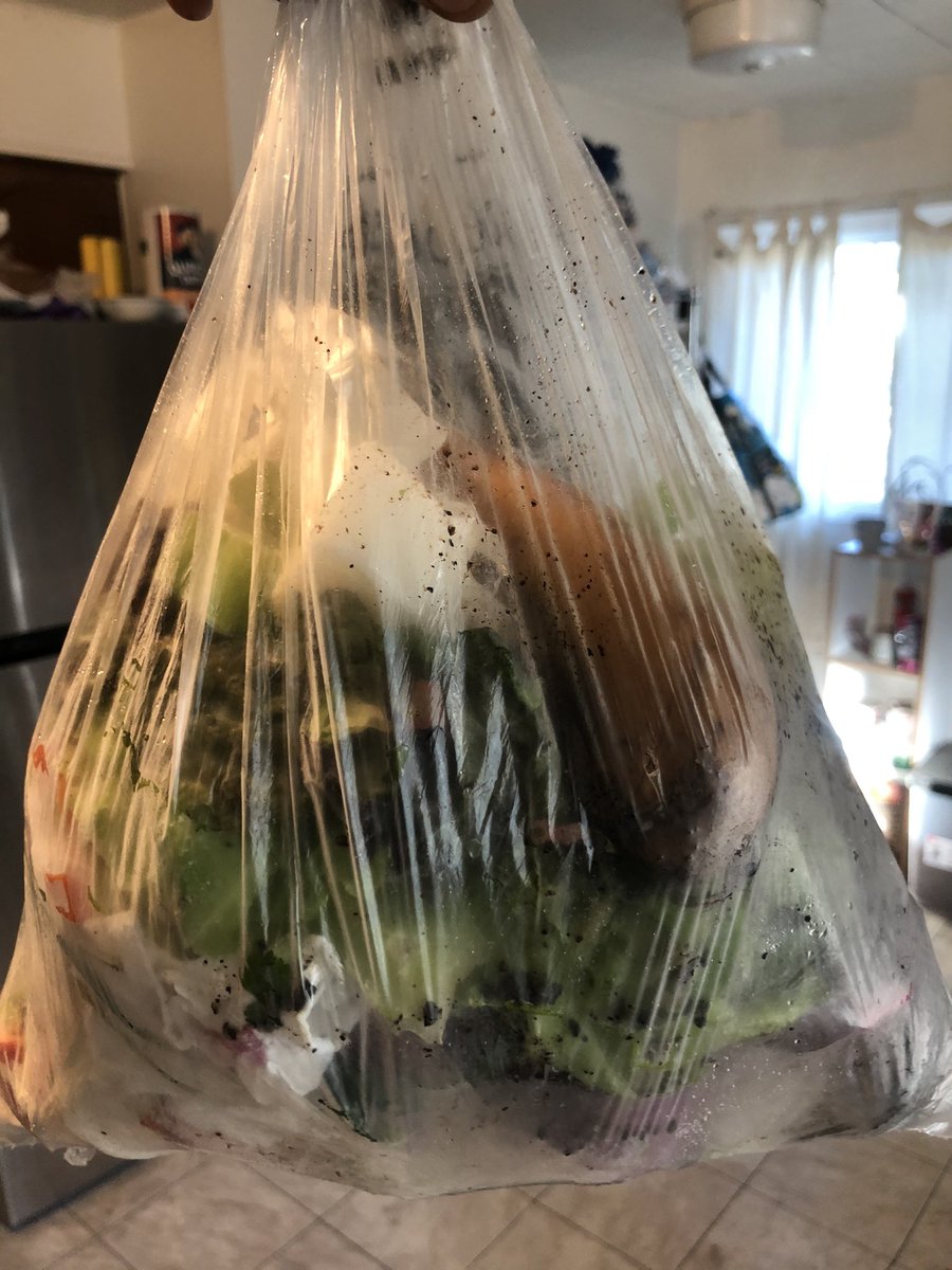 myghettoromance's tweet image. Compost ♻️
This is how i do it there is no right or wrong so just go for it 
-Kitchen scraps (fruit,veggies,bread,beans,paper towels sometimes)
-No meat,Bones, or dairy 
-Coffee filters,eggshells,coffee grounds are ok
-Yard cuttings, leaves, grass, or whatever you got