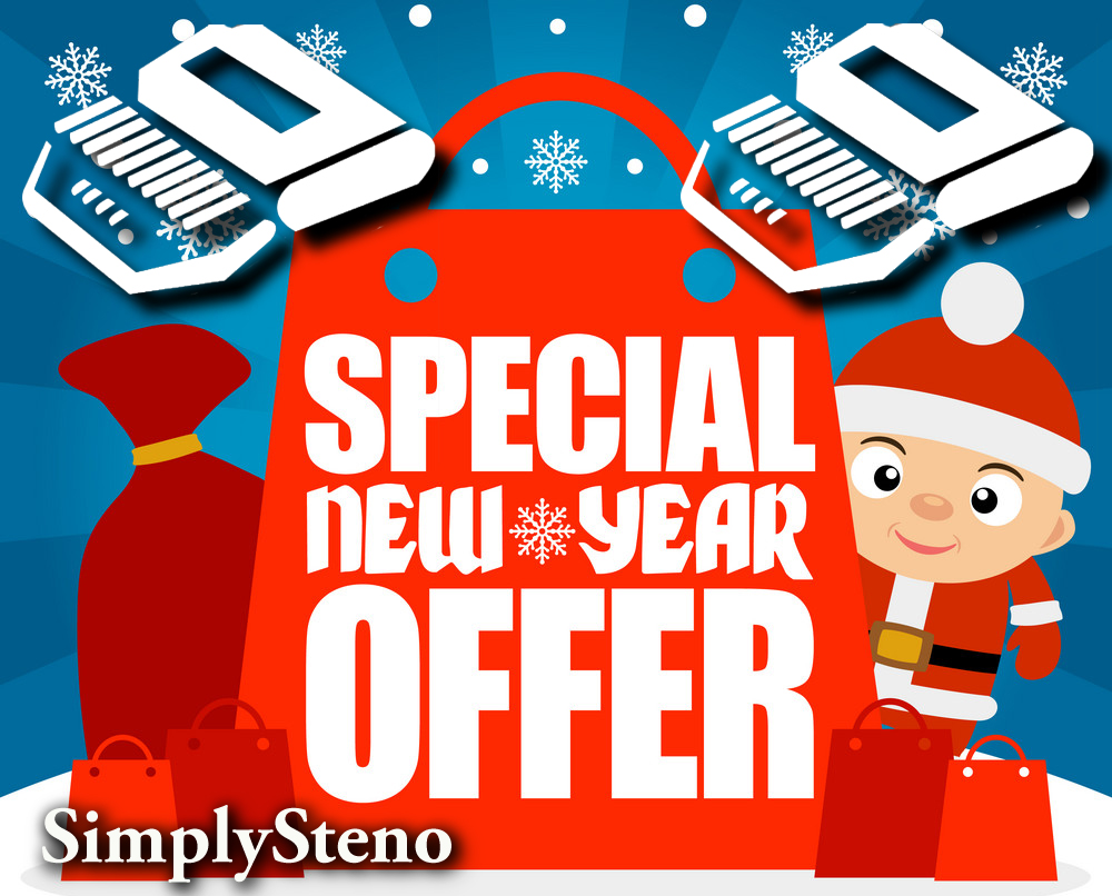 Start 2020 off strong by speedbuilding with SimplySteno!  Special offer till 1/10/20 - save $100!  simplysteno.com/payments.html