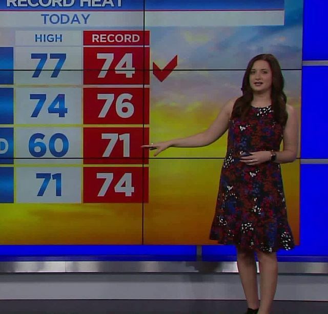 April_Loveland's tweet photo. Filling in for @patrickrockey tonight through Wednesday! Tune in for your New Year’s Eve forecast! #firstwarn3 #fillingin #meteorologist #femalemeteorologist #warmweather #springindecember #70s #Norfolk #Virginia https://t.co/ricMLG4caB