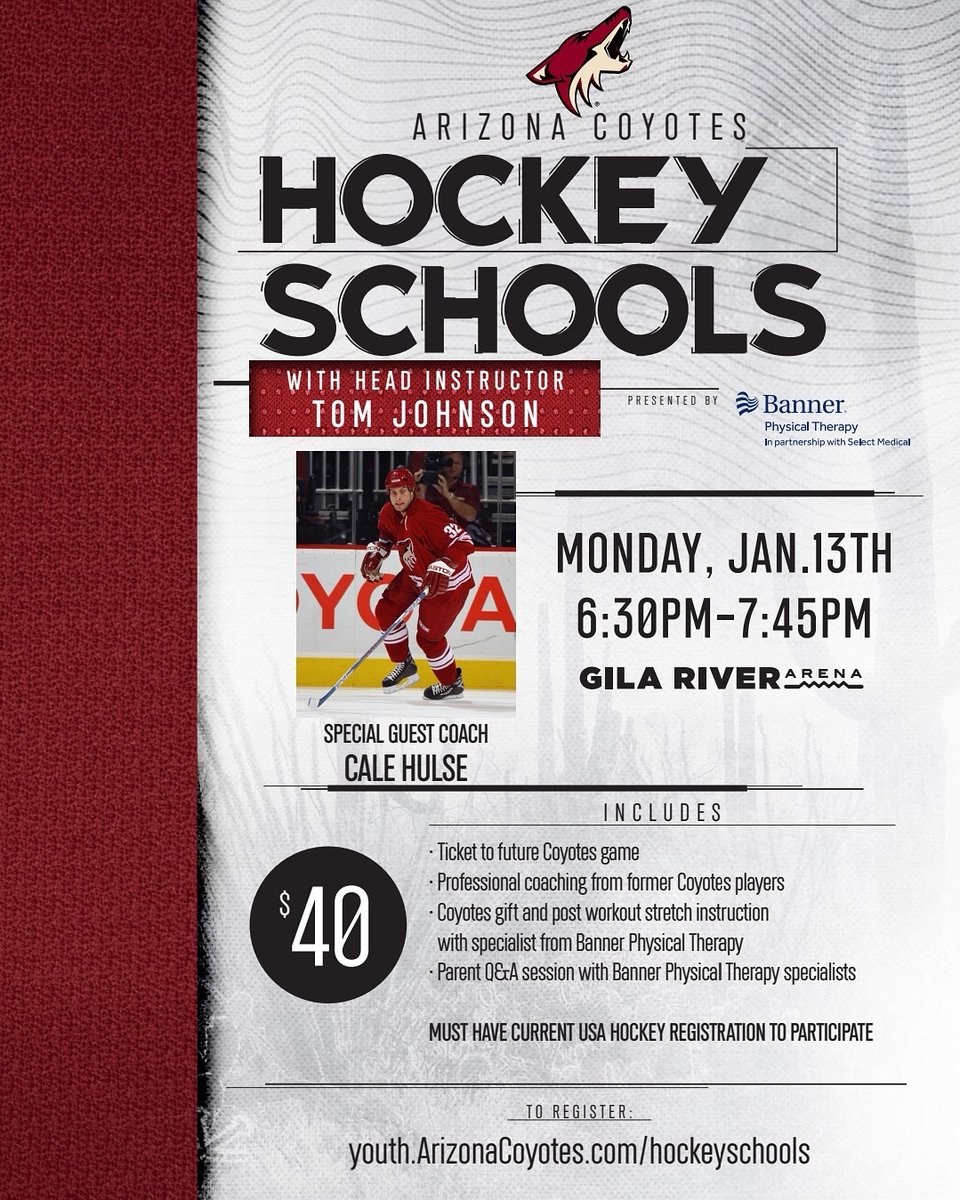 Coyotes Hockey Dev On Twitter On January 13th We Are Inviting