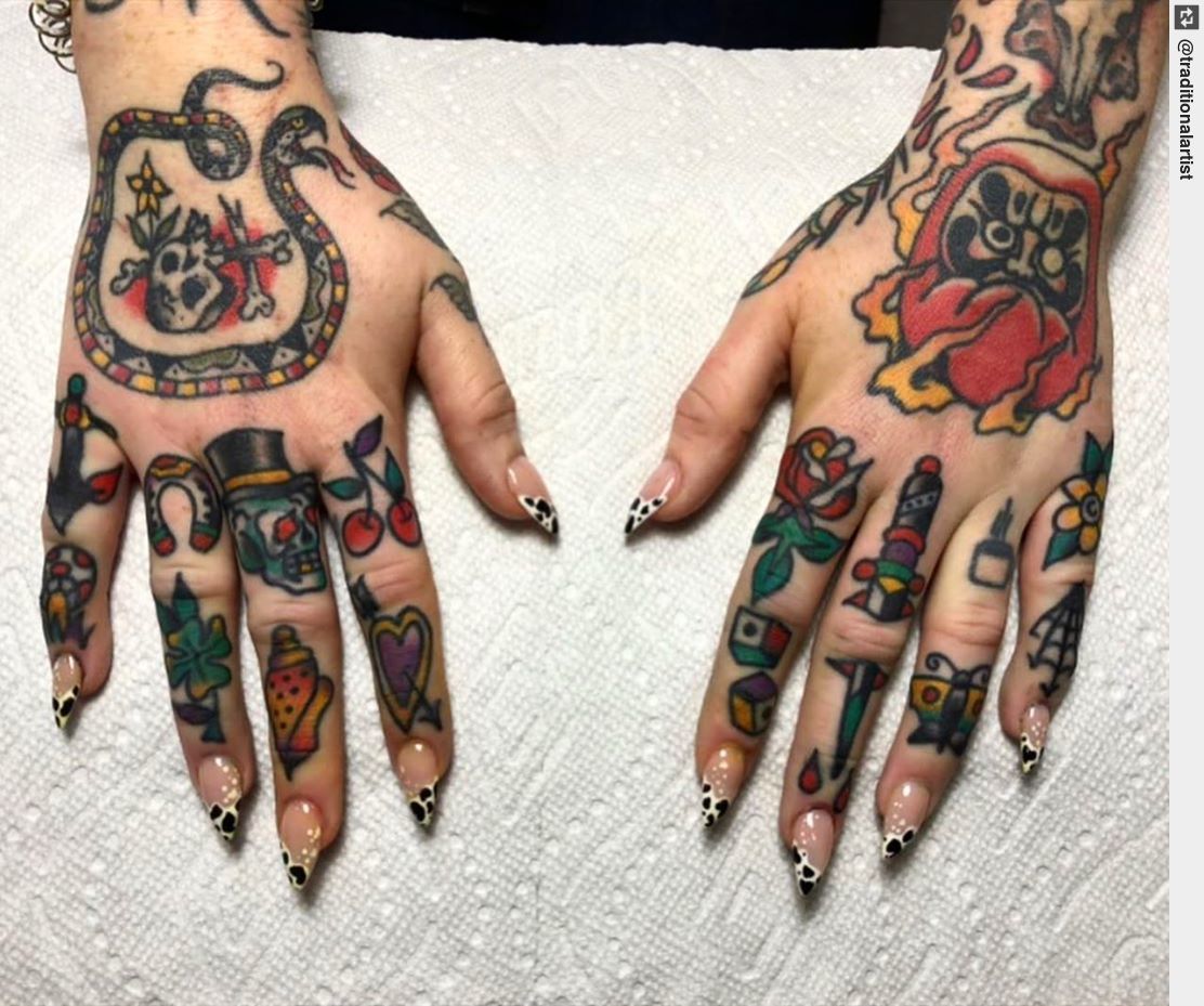 Fingers crossed and pray for good luck Andrew Turnball Felix Master Tahiti  Tattoo studio Hobart Tasmania   rtraditionaltattoos