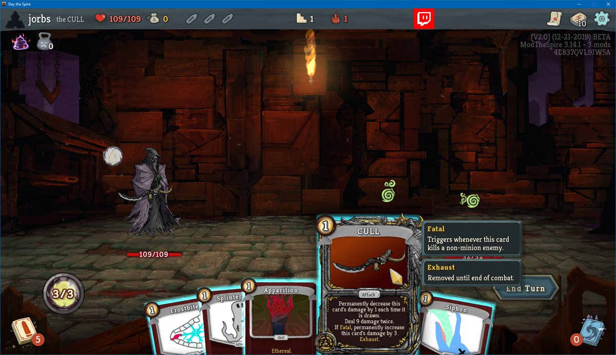 slay the spire intangible