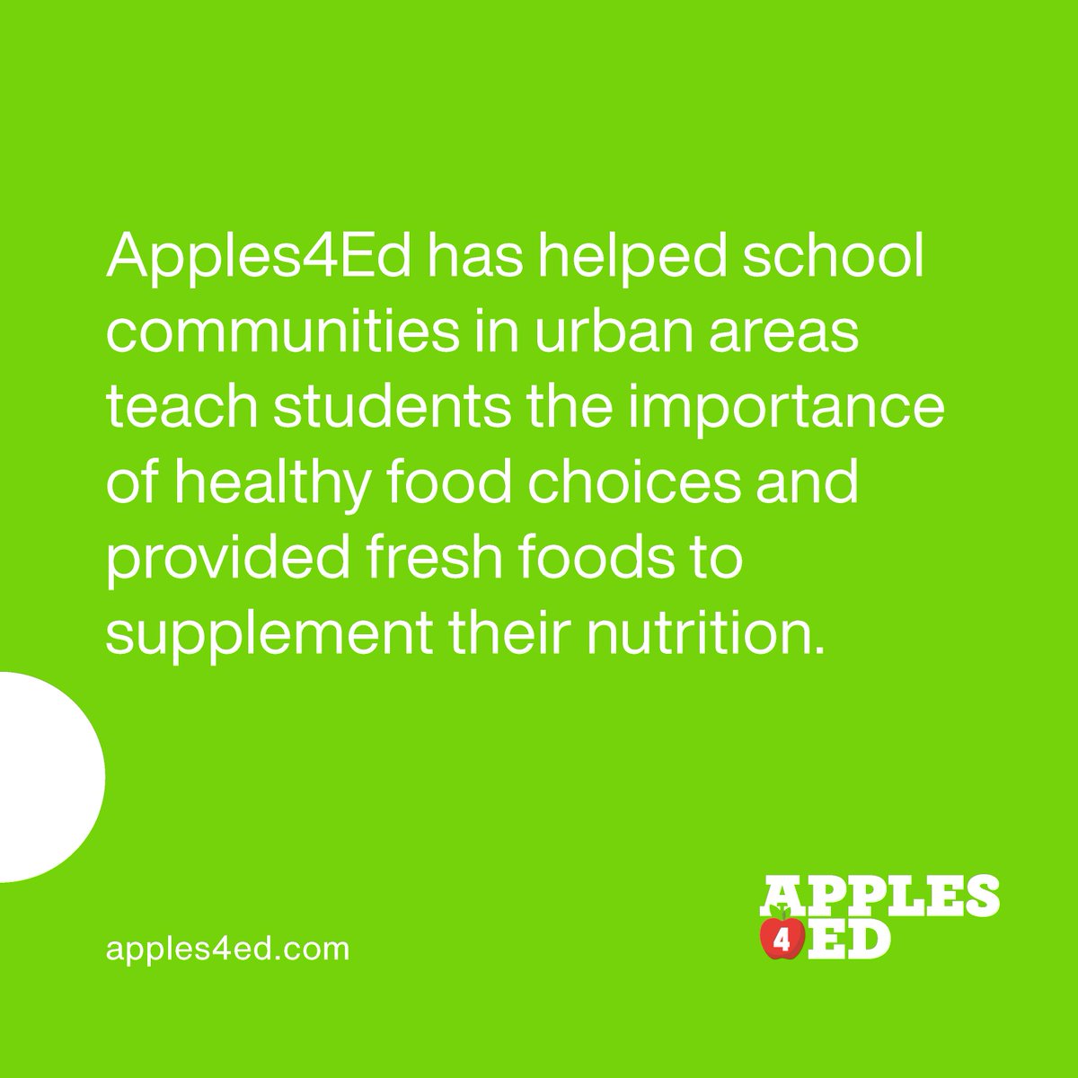 NASDAnews's tweet photo. Many families in urban communities experience difficulty accessing fresh & affordable produce (@FeedingAmerica ). #Apples4Ed (@usapples ) provides $ to support community gardens, educational programming & healthy snacks to schools in urban areas.
More: https://t.co/z1y08sxzml. https://t.co/weyAgDMkOZ