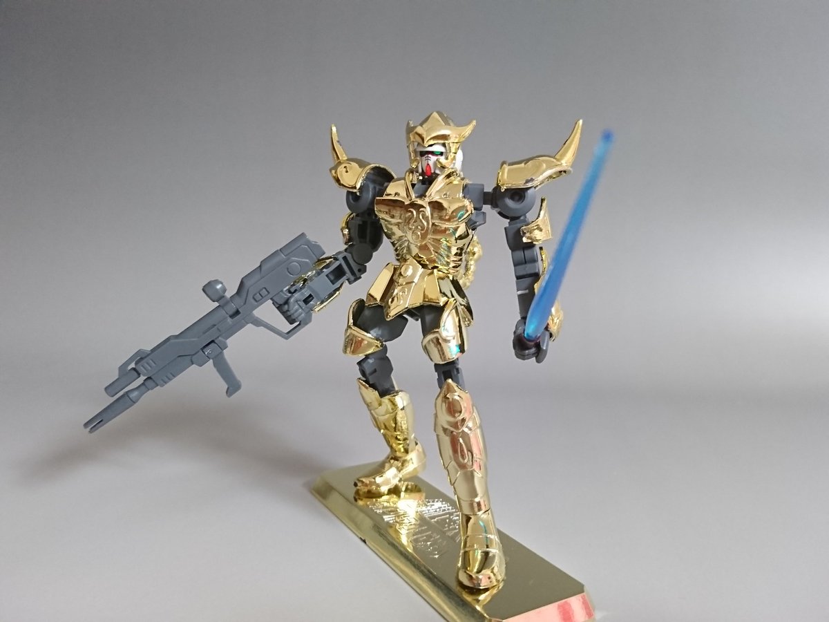 yukari_gunpla's tweet photo. ガンダムスコーピオン、完成しました。500%お遊びです。ご了承ください。 https://t.co/crgdmrdEkj
